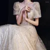 Sukienki imprezowe Hong Hu Formalny suknia wieczorowa dla kobiet 2024 Koreańska Slim Fit Lady Brithday Ball Debiut 18 lat SIR