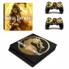 Naklejki śmiertelne Kombat PS4 Slim Naklezywa Play Station 4 Nakleżarki skóry do PlayStation 4 PS4 Slim Console i kontroler skóry winyl