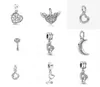 2021 NOUVEAU 925 SER un argent sterling bonne chance Horseshoe Angel Wing Moon Family Tree Perles Fit Original P Charm Bracelet 1263 Q27501563