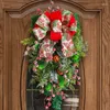 Flores decorativas Decorações de árvore de Natal Decoração de festa de férias tradicional P15F