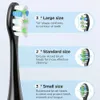 Toothbrush Sanitizer Fairywill Electric Sonic Toothbrush FW-2056 High-Technology Ultrasonic Professional Replacement 8Brush Heads Travel Case US PLUG 240413