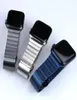 Rostfritt stålband för Apple Watch 7 Band 41mm 45mm I 44mm40mm Butterfly Metal Armband Serie 6 5 4 SE 2205075839062