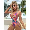 Swim Wear Swimsuit Womens European and American Style Instagram Y Backless One Piece Bikini rassemblement Ering Belly Slimming Drop Deved Otisn