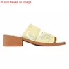 2024 Sandały designerskie Kobiety Wedge Espadrille Linen Slajdes Buty Buty Białe czarne różowe platformę Beige Platon