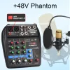 Микшер 4 каналы Audio Mixer Support BluetoothFunction USB Playback и запись MP3 задержка повторения эффектов Смешание консоли A4