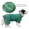 Ubrania dla psa Pet Boshobe Ogrzewanie szaty Mikrowfibry Mikrofibre Szybkie suszenie na ręczniki kołnierza magicznego