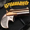 Pistolets 1 3 mini pistolet jouet alliage modèle MP7 M10 Revolver Toy Soft Bullets peut tirer sur des pistolets de sous -achine jouet yq240413op97