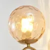 Wandlampe Nordische LED -Leuchten für Wohnkultur Glas Schlafzimmer Leichte Nachtspiegel Badezimmer Gold Schwarzes Leuchten