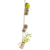 Decoratieve beeldjes Wind Chimes Style Decor Glass Vaas Strings hangen met fles Jelly String Decoration Pendant