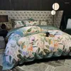 Zestawy pościeli luksusowe amerykańskie wydrukowanie pasterskie 1000tc egipski zestaw bawełniany podwójny kołdra arkusz łóżek poduszki domowe tkaniny domowe