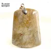 Pendant Necklaces High Quality Natural Coral Chrysanthemum Stone Lucky Amulet Necklace For Women Men Pendants Fashion Jewelry RS131