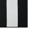 Tapis 7 'x 10' tapis extérieur à rayures noir et blanc en noir et blanc