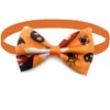 Hundkläder Pet Bowties Bowknot Halloween Style Grooming Dogs for Small Cat Holiday Party Accessories Supplies