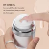Förvaringsflaskor Airless Pump Jars Cream Vakuum Tom påfyllningsbar Travel Lotion Dispenser Kosmetiska fuktighetskräm toalettartiklar