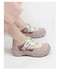 Casual schoenen lelijk schattige grote teen flats vrouwen zomersport ademende platform Mary Jane voor