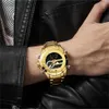 Naviforce -Armbanduhren Luxus Original Sportgelenkwache für Männer Quarz Stahl Wasserddig digitale Mode Uhren Männliche Relogio Maskulino 9163 24319 Hochqualität