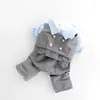 Dog Apparel Jumpsuit Winter Pets Clothing Rompers Pomeranian Poodle Bichon Frise Schnauzer Pet Warm Costumes