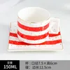 Кружки HF Ceramic Creative Coffee Cup Set Set японский солидный прост проста