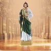 1PC 8 St. Judasz Statue Figurine Crutches Dekoracje pokoju Religijne Prezenty Religijne Dekorowanie domu 240409