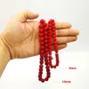 Mulheres Tasbih Muslim Lady Rosary Red Bias