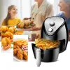 Fryers Air Fryer New Smart Fume Free Haushalt 1500W Hochleistungs 5,5 l großer Kapazität Elektrische Frittier French Frites Frites Maschine