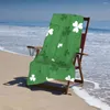 Towel Cute Clover Beach Towels Pool Large Sand Free Microfiber Quick Dry Lightweight Bath Swim