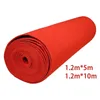 Fourniture de fête Red Asle Runner Durable non glissant 1,2 m de large tapis de mariage pour douche nuptiale