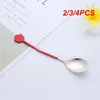 Coffee Scoops 2/3 / 4pcs Spoon rond Round Practical Inoxyd Inoxyd Creative Kitchen Accessoires