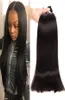 Extensions de cheveux humains malaisiens 3040 pouces plus longs pouces 3 paquets Virgin Remy Hair Weaves Silky Straitement Natural Black Tofts3876298