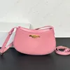 Bolsas de grife rosa Moda CE 24 Nova bolsa de luxo Tilly Bolsa de luxo para mulheres Bolsas de ombro cruzadas Bolsas de couro Tolas de transporte Pochette Pochette Cleo