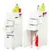 Hooks Removable Bathroom Shelf Drawer-Type Storage Cabinet Toilet Sideboard Crevice Rack Home Multi-Layer Kitchen