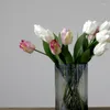 Decorative Flowers 1pc Tulip Artificial Flower Real Touch Bouquet Fake For Wedding Decoration Home Garen Decor