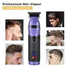 0mm Zero Professional Hair Trimmer For Men Beard Hair Clipper Electric Pro Barber Cordless HairCut Machine Rechargeable 240412