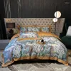 Zestawy pościeli luksusowe amerykańskie wydrukowanie pasterskie 1000tc egipski zestaw bawełniany podwójny kołdra arkusz łóżek poduszki domowe tkaniny domowe
