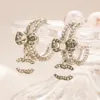 20 -styl luksurys marka projektant urok kolczyki stadninowe damskie biżuteria butique złota kolczyki klasyczne modne biżuteria nowe kolczyki
