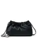 Hobo 2024 Trend Chain Armpit Bag Premium Cloud Pleated Cowhide Crossbody Golden Ball Women's