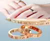 316L Stainless Steel fashion Jewelry love rings for woman man lover rings 18K Goldcolor and rose Jewelry Bijoux Valentine039s 9789526
