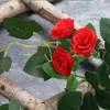 Dekorative Blumen 1/2/4pcs künstliche Rosen Wein Simulation Ivy Hängende Girland