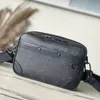 Üst düzey 10a APHA Messenger Çanta Malzemeleri Deri Siyah Çanta Izgara Kadın Çanta Tasarımcı Çanta Lou Vitt Retiro Crossbody Bag Mini Çanta Yüksek Kalite M31016 Çanta Çantası