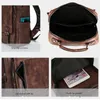 Backpack Men's Fashion Leather Men Business Male 15.6 "Laptop Bag Daypacks Grote capaciteit Travel College School