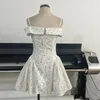 Party Dresses Evening Retro Blossom Dress Prom Gown Holiday 2024 Summer Fashion Casual Outfits Sexy One Shoulder Clothes