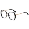 Sonnenbrillen Frames Ony Mode Women Gläsern Rahmen optische UV400 Rezept Brille Blaues Licht blockieren Anti-Reflektierende