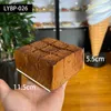 Decorative Flowers Greasource Artificial Food Fake Thick Toast Bread PU Play Kitchen Toys Shop Pography Props Model Home Decoration