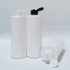 Butelki do przechowywania 20pcs 350 ml pusta kosmetyczna plastikowa butelka z klapką do żelowego szamponu płynne opakowanie kosmetyczne