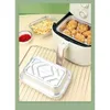 Ta ut containrar Takeaway -leveranser täcker matlagning med aluminiumbrickor folie engångsmat och lunchlådor kök