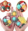 Finger Bubble Christmas Mönster Keychain Squeeze Toy Bubbleice Cream Li KeychainNowman Small Pendant Toy7738739