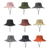 Beretti impermeabile ampio cappello a secchio a tenace a tela da sole Sun Shade Jungle Sun per campeggio esterno per esterni unisex pescatore H7EF