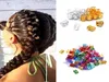 Aufbewahrungsbeutel 100 pcSbag Haarta Dread Braids Gold Silber Micro Lock -Röhrchen Verstellbare Manschetten Clips für afrikanische Zubehör1448595