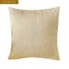 Pillow City en couverture simple Case de lin fausse décorative pour canapé-lit siège 45x45 50x50 prêt préparé