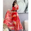 Casual Dresses Fashion Print Bohemian Women's Party Dress Summer Elegant V-Neck Chiffon Prom Long Maxi Beach Holiday J126